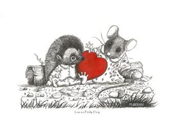 Love is a Prickly Thing - Hedgrow animals