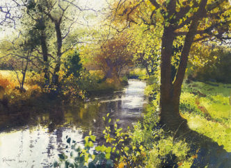 Autumn River by Richard Thorn