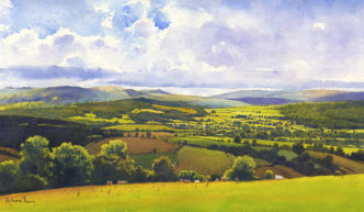 Over the Valley to the Tors (Dartmoor) by Richard Thorn