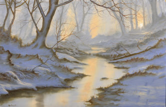 Winter River by Alan Kingwell