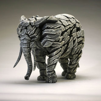Elephant White by Matt Buckley Edge Sculpture