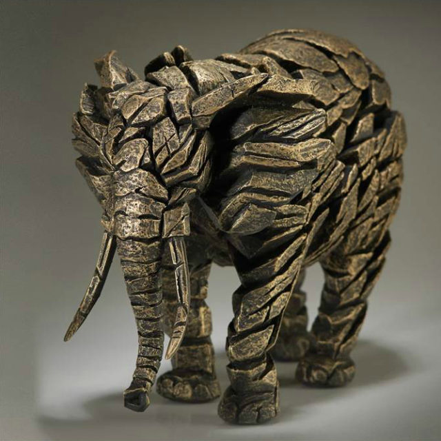 Elephant Gold by Matt Buckley Edge Sculpture