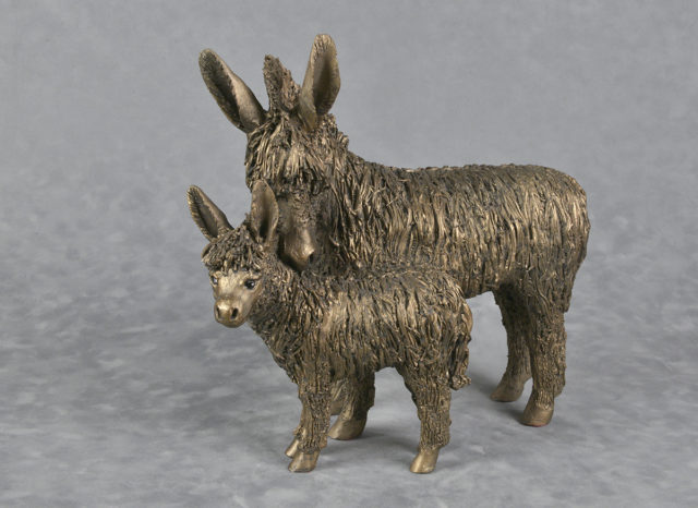 Frith Cold Cast Donkey Sculpture