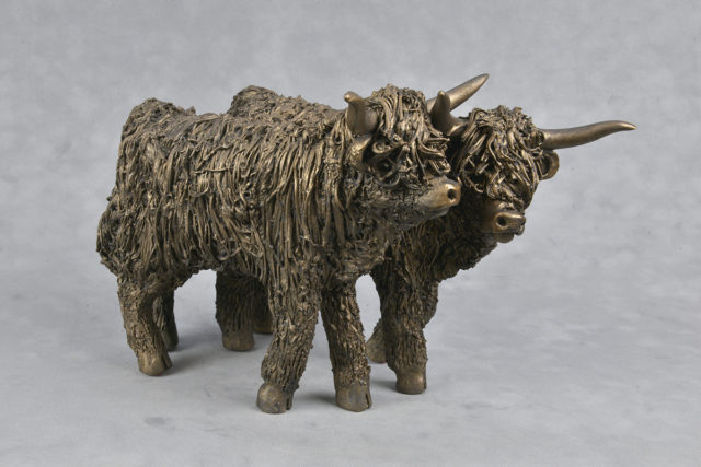 Frith Sculpture Highland Heifers