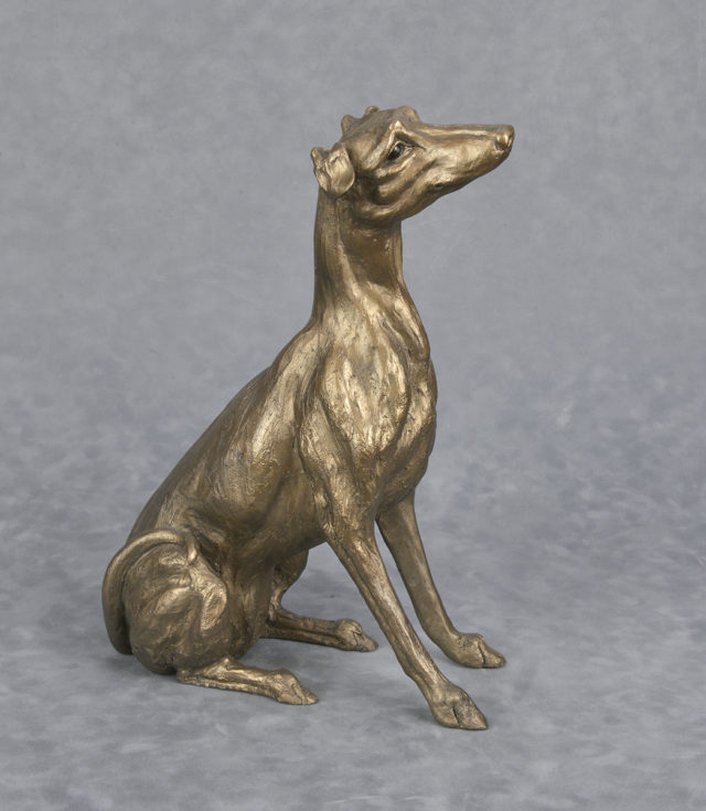 Frith Sculpture Lurcher dog