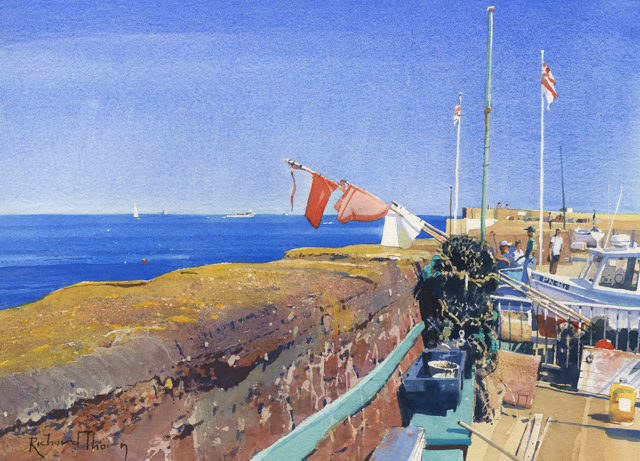 The Old Harbour Wall by Richard Thorn