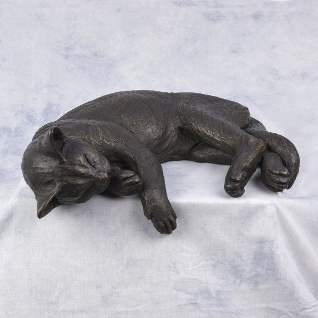 Phoebe Sleeping sculpture by Suzie Marsh