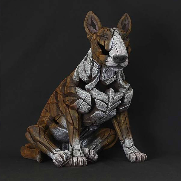 Bull Terrier brindle by Matt Buckley Edge Sculpture