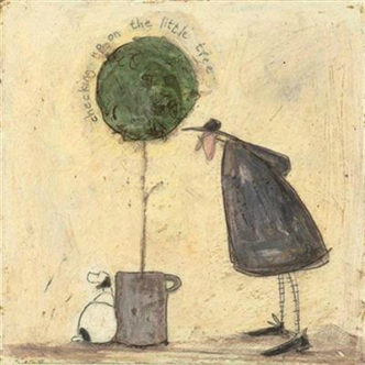 Checking Up On Little Tree by Sam Toft