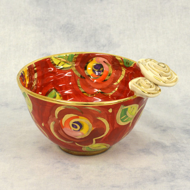 Floral Noodle Bowl by Mary Rose Young