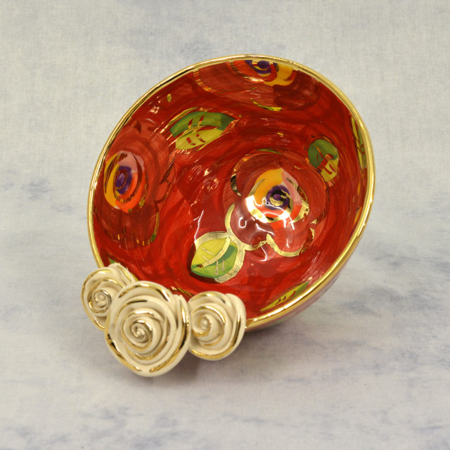 Floral Noodle Bowl by Mary Rose Young