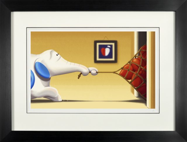 "You Caught My Heart" Framed signed limited edition print by Rob Palmer at Haddon Galleries Torquay Devon.