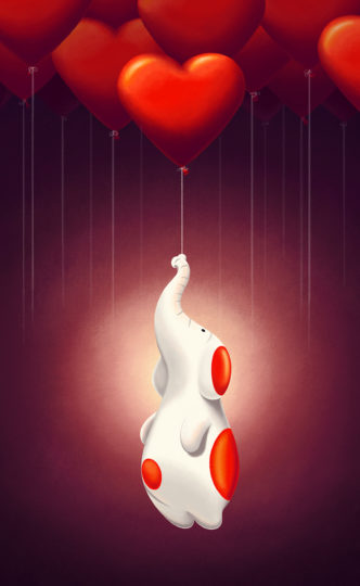 You Tug at My Heartstrings Limited Edition Print by Rob Palmer at Haddon Galleries Torquay Devon