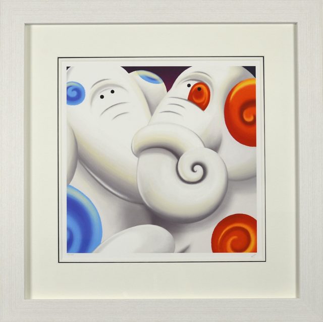 Entwined by Rob Palmer. Framed Signed limited edition print by Rob Palmer at Haddon Galleries Torquay Devon.