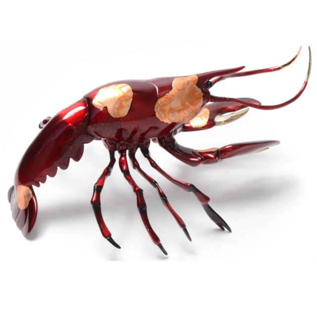 Solid Bronze Lobster by Frogman CHris Barella
