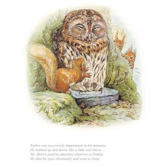 Beatrix Potter Mr Brown Paid No Attention to Nutkin Limited Edition Print