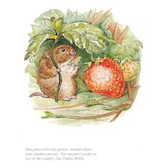 I Prefer To Live In The Country by Beatrix Potter Limited Edition Print