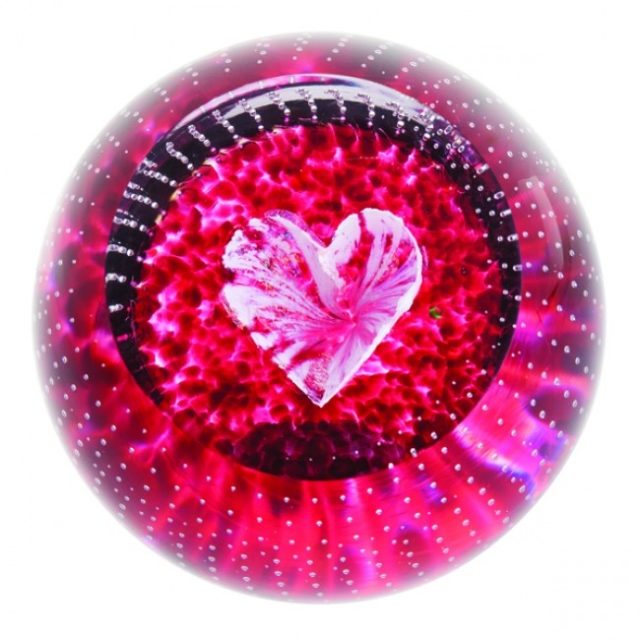 Forever In My Heart Paperweight by Caithness Glass