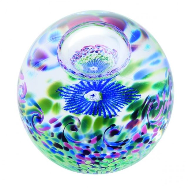 Springtime Flower Paperweight by Caithness Glass