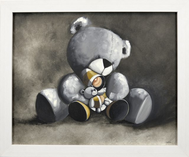 Bear Hugs (Original) Painting by Mike Jackson
