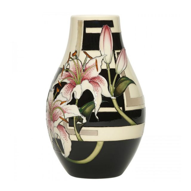 Stargazer Lily Vase (Limited Edition) by Moorcroft Pottery Sweet Peas