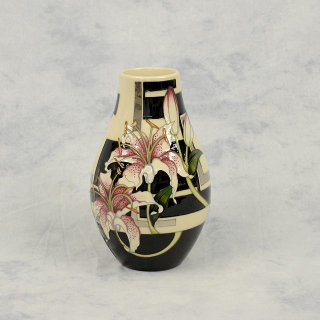 Stargazer Lily Vase (Limited Edition) by Moorcroft Pottery Sweet Peas