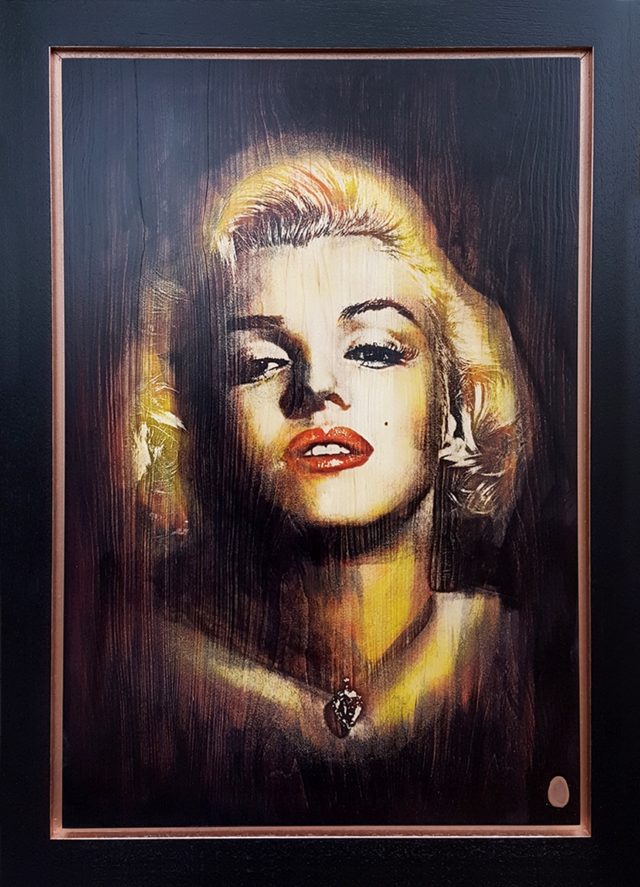 Monroe Copper (Original Variation) by Rob Bishop Marilyn Monroe Art