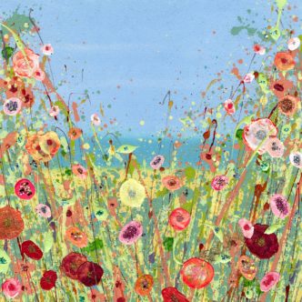 Summer Dreaming Signed limited Edition Floral Art by Julie Clifford