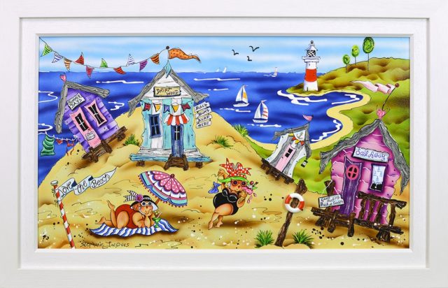 Beach Babes Original Painting by Stephanie Jacques