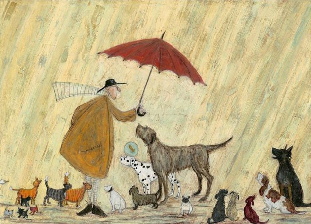 Cats and Dogs Sam Toft Signed Limited Edition Print