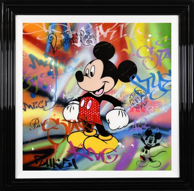 Mickey Mouse by Lukie original cartoon art contemporary original