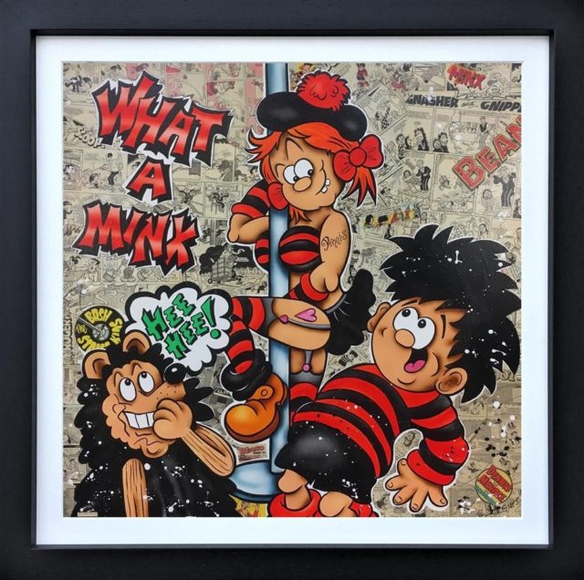 What A Minx Original Painting by Stephanie Jacques