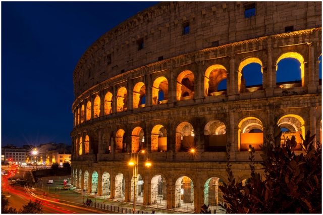 The Coliseum Rome Signed limited edition framed print by Paul Haddon