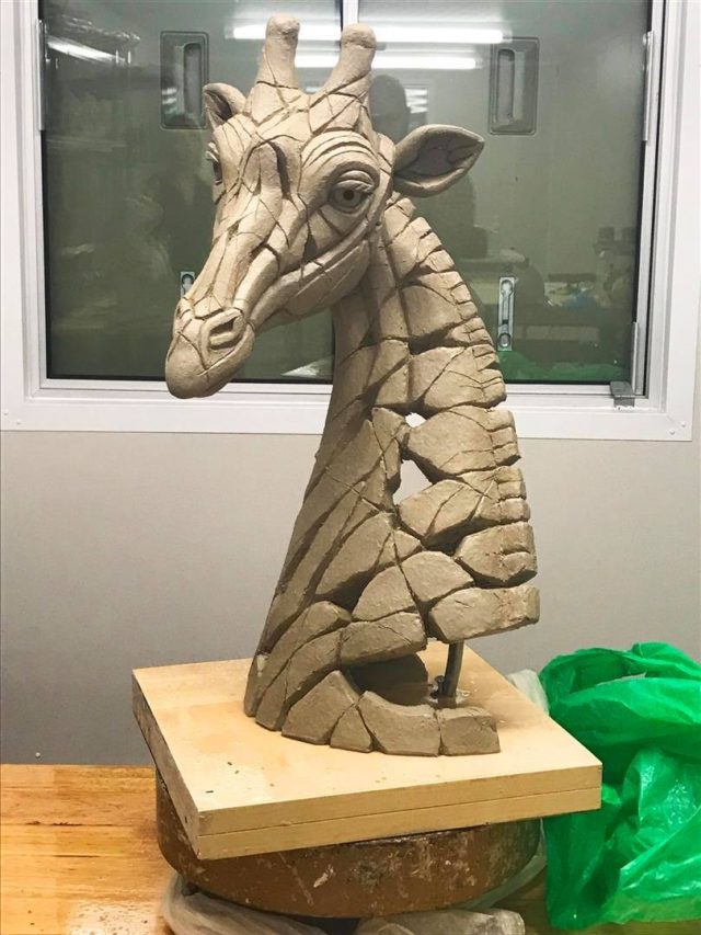 Giraffe Sculpture by Matt Buckley, Edge, Robert Harrop Designs.