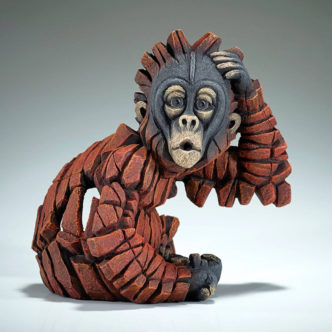 Baby OH Orangutan by Matt Buckley Edge Sculpture