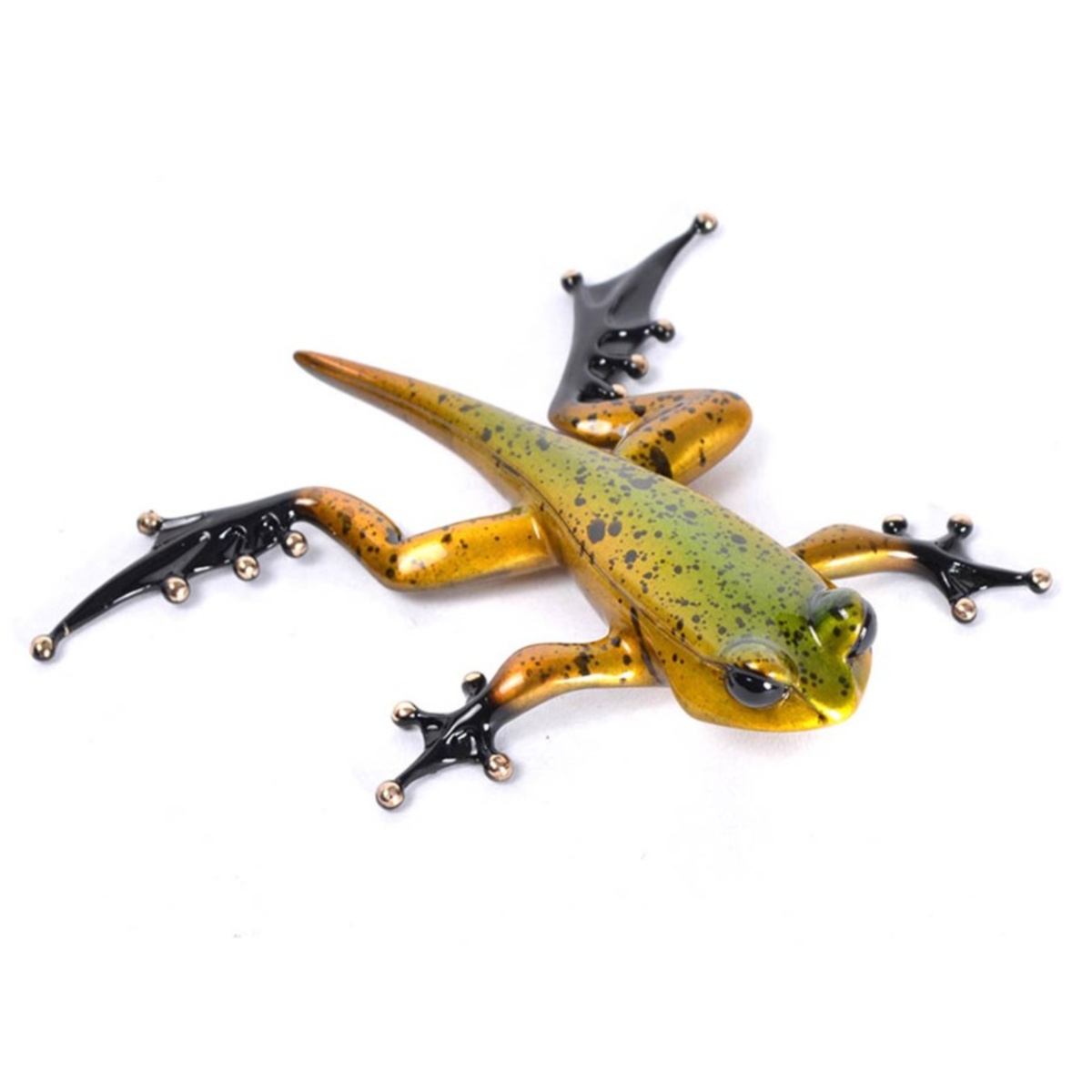 Froglet, Solid Bronze Frog Sculpture, Tim Cotterill