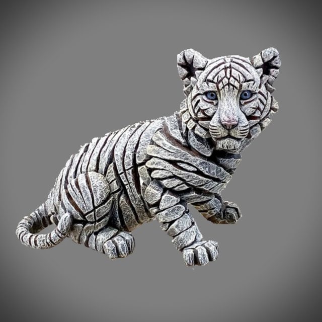 Siberian Tiger Cub Matt Buckley Edge Sculpture