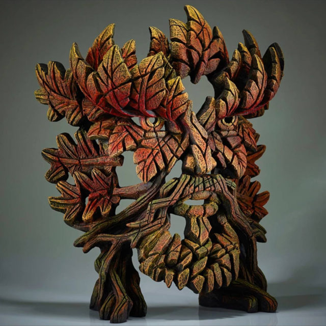 Green Man Autumn Flame by Matt Buckley Edge Sculpture