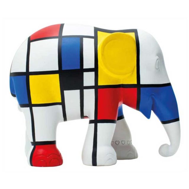Elephant Parade Hommage to Mondriaan
