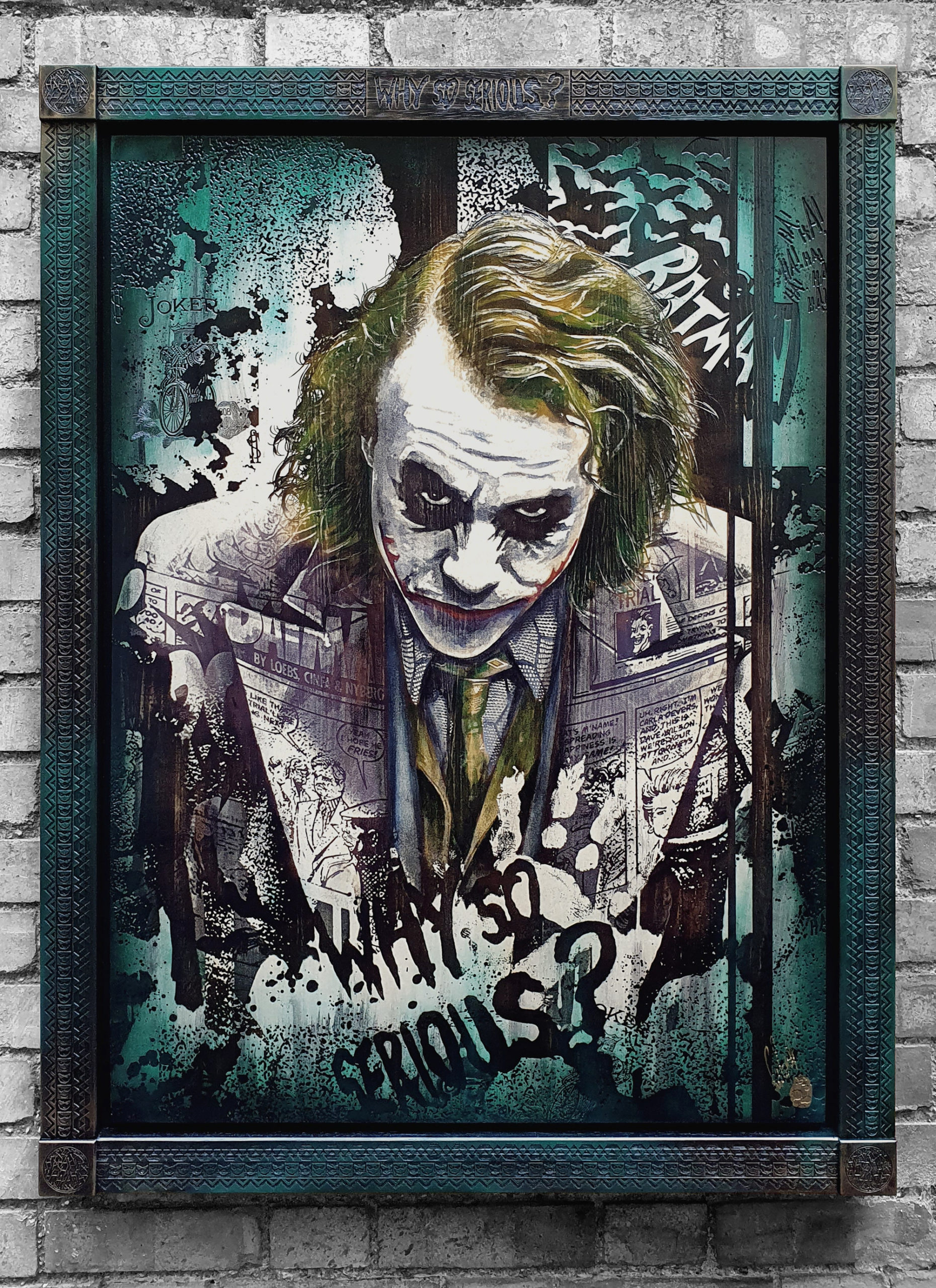 Rob Bishop Why So Serious (Deluxe) Collectors (OV) | Art on Maple Wood