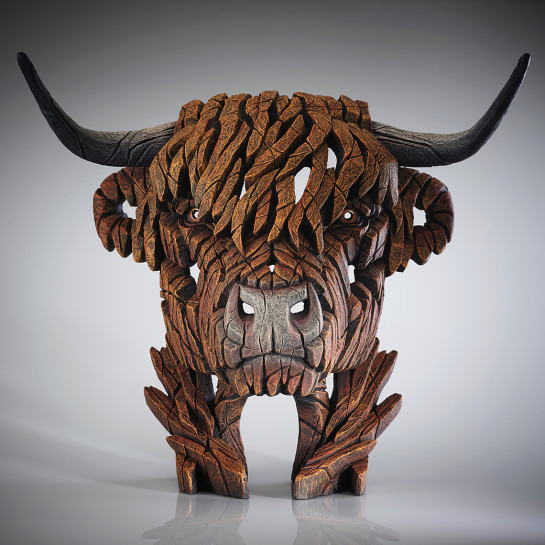 Highland Cow Edge Sculpture