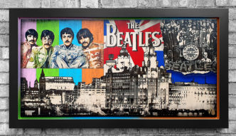 Liverpool Skyline - Sgt Pepper OV3 (116 x 58) Rob Bishop