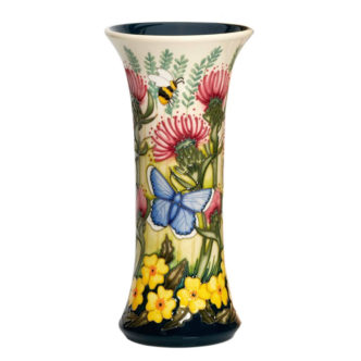 Churnets Common Blue Vase 1598 Moorcroft