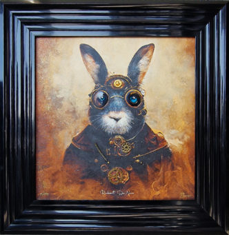 Rabbit De Niro by James Steampunk Art