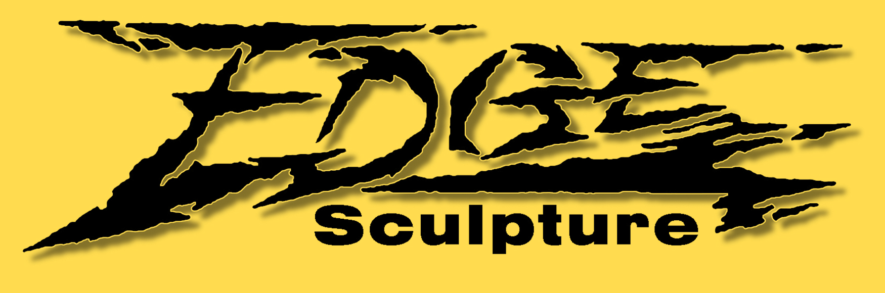 Edge Sculpture Logo Yellow