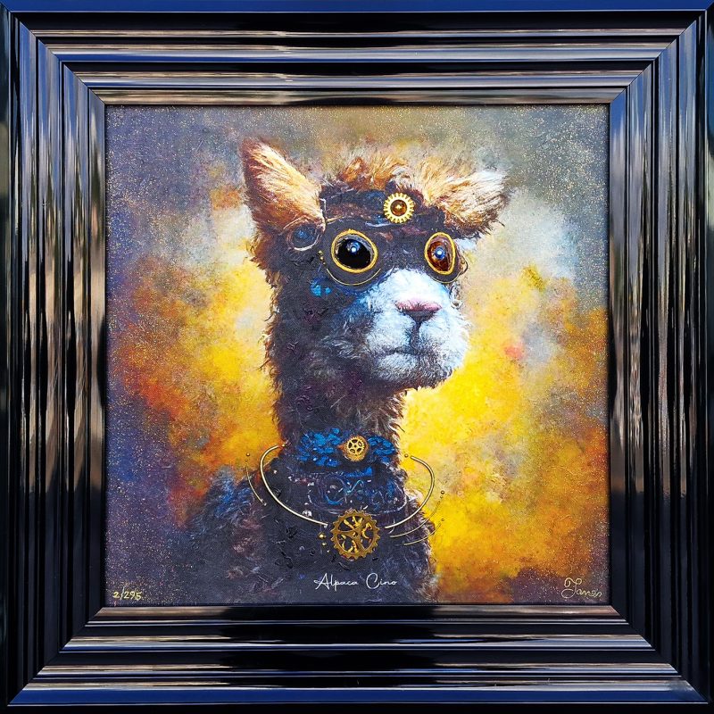 alpaca-cino-by-James-steampunk-framed-wall-art-print