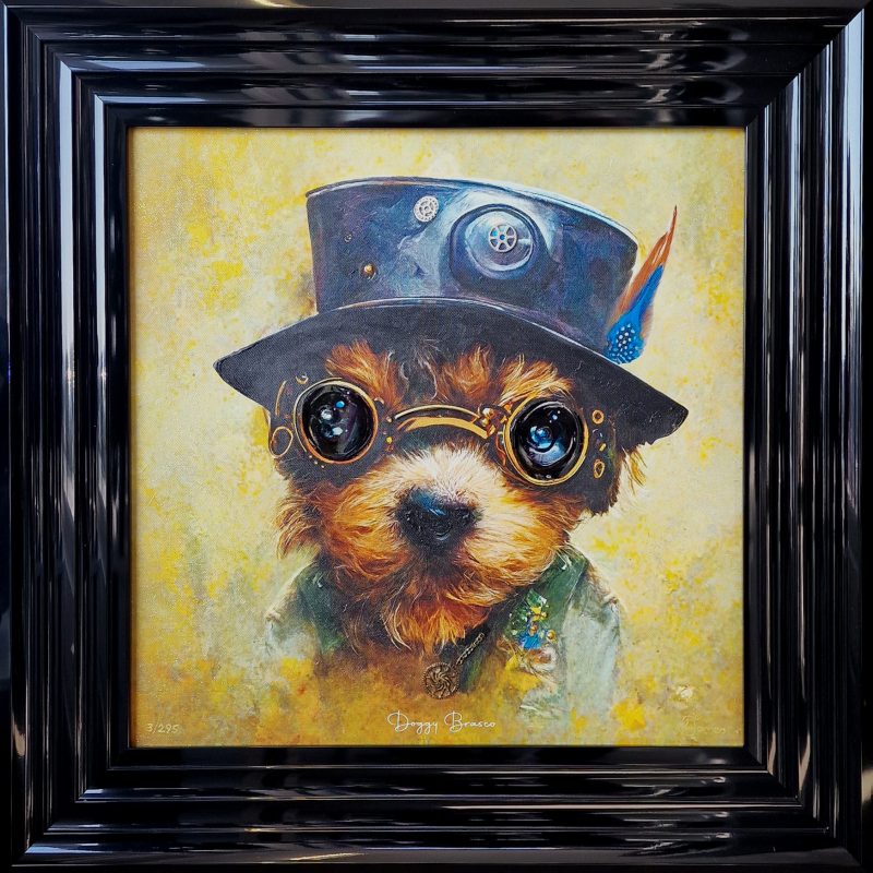 doggy-brasco-james-framed-steampunk-wall-art-print