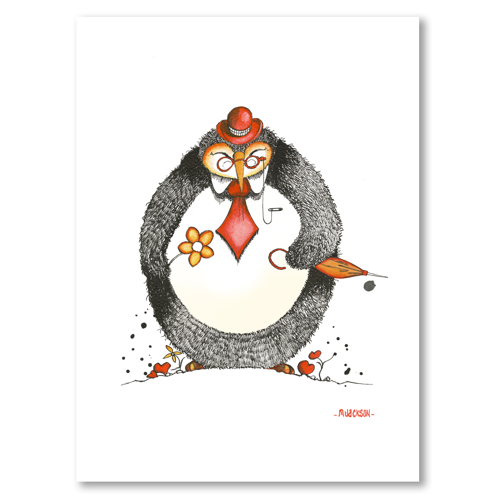 Penguins-banker-mike-jackson-art