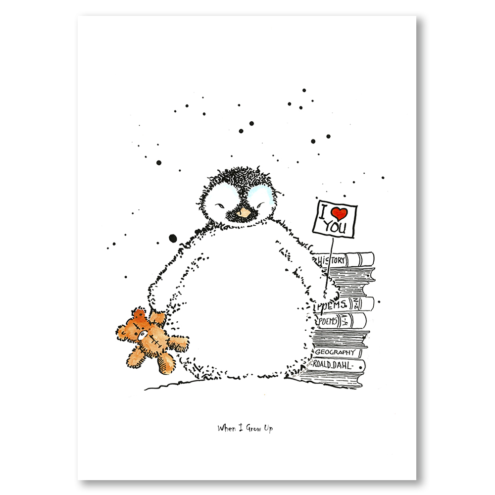 Penguins-when-i-grow-up-mike-jackson-art