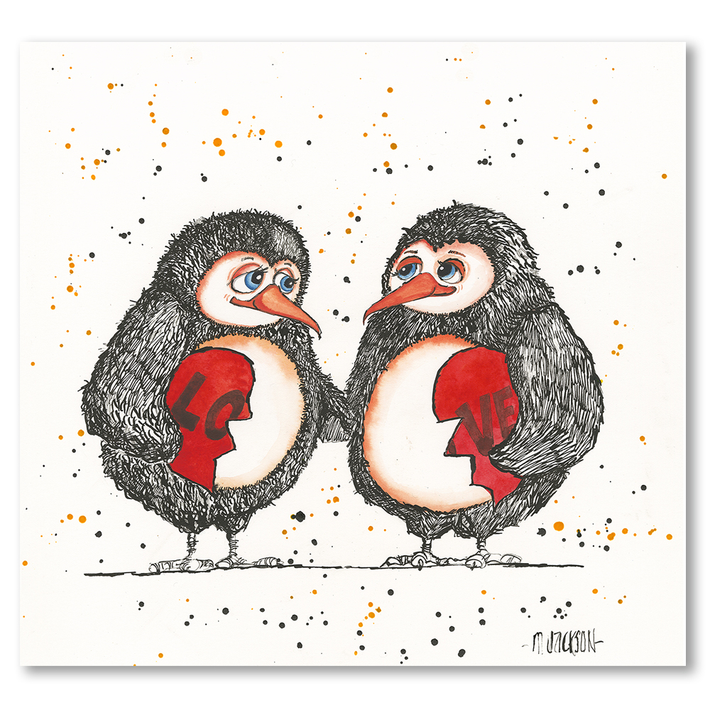 Penguins-you-complete-me-mike-jackson-art